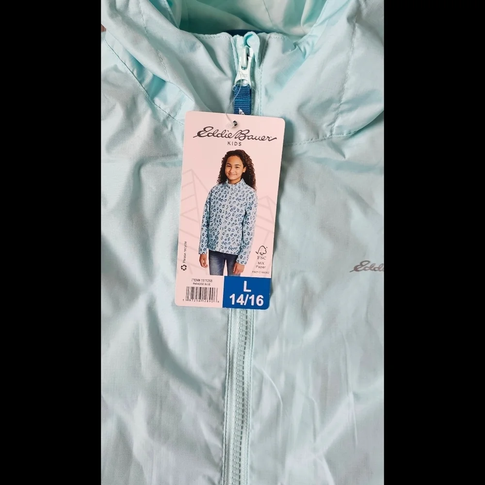 Eddie Bauer Kids 3-in-1 Lightweight Jacket Size L (14/16)